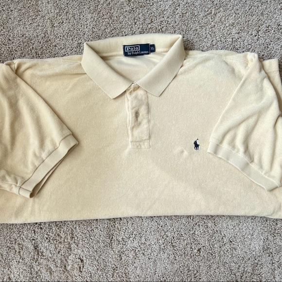 Polo Ralph Lauren Other - Men’s Polo by Ralph Lauren Short Sleeves Pale Yellow